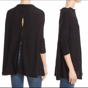 Slit Back, Long Sleeve Tunic